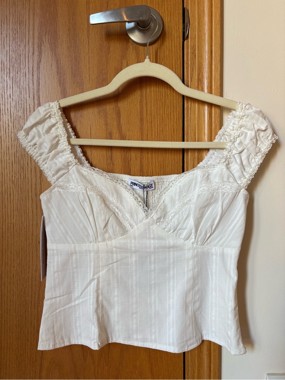Princess Polly White Fyrie Top